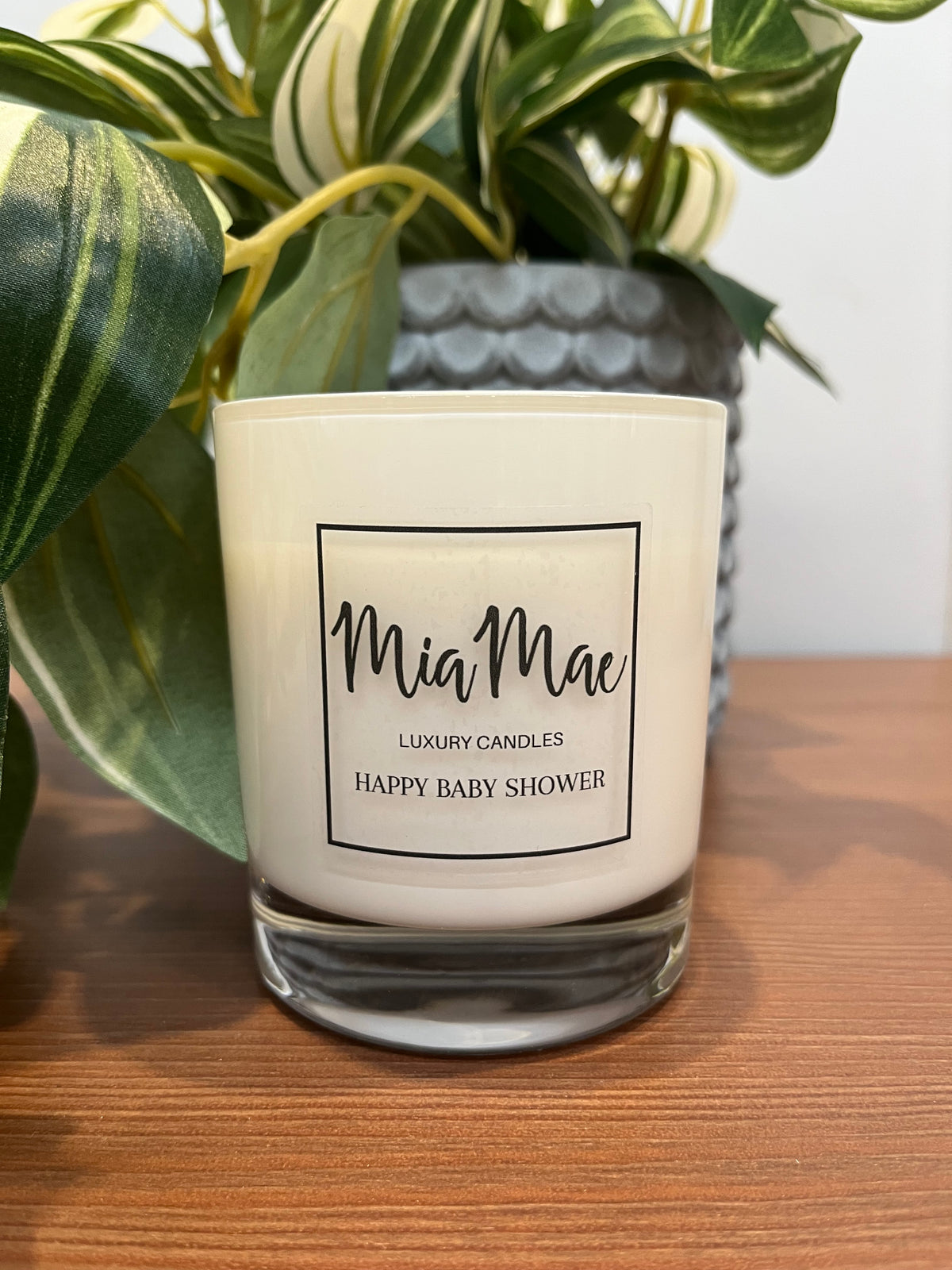 "Happy Baby Shower" Candle