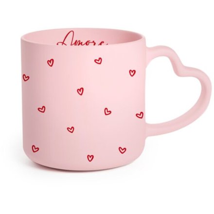 AMORE MUG WITH HEART SHAPED HANDLE