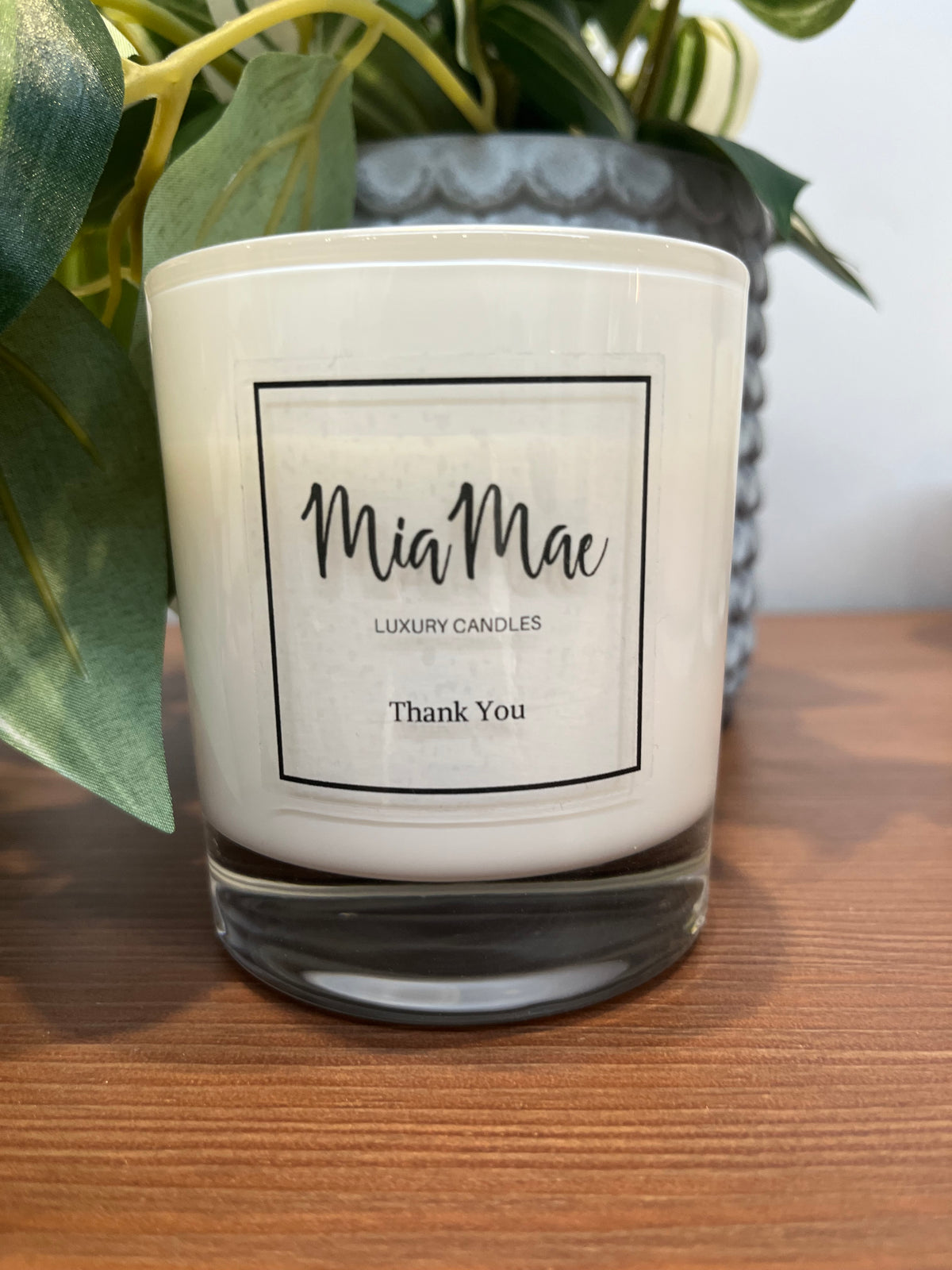 "Thank you" Candle