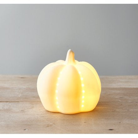 Ceramic LED Pumpkin