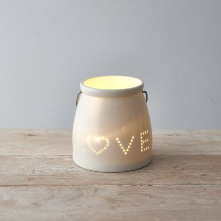 Dotted Love T-Light Holder