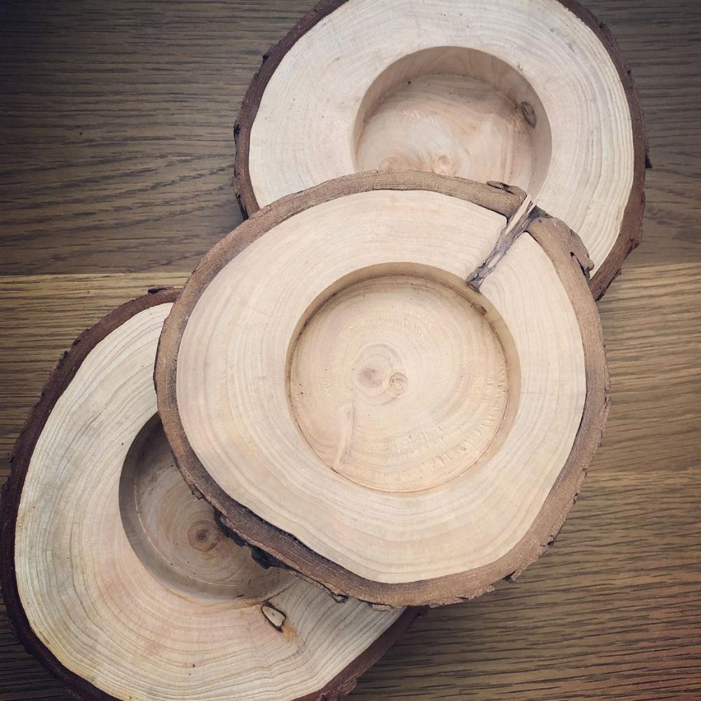 Reclaimed Wood Candle Holders