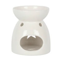 WHITE STAR CUT OUT WAX WARMER